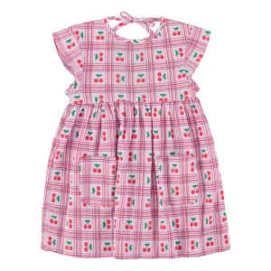 Vestit lilac cherries allover