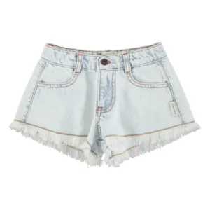 Pantaló curt light blue denim