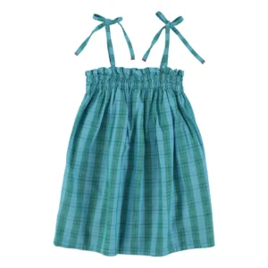Vestit blue&green checkered