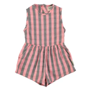 Mono pink chekered